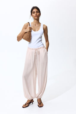 Pantal?n globo con cord?n de ajuste - H&m фото 4