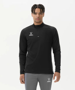 Джемпер тренировочный JOGEL PREMIER PerFormDRY Training 1/4 Zip Fleece Top, черный  фото 7