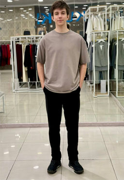 прямые брюки со стрелками футер 3хнитка - Knitka wear фото 10