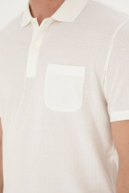 U. S. Polo Assn / Мужская футболка цвета экрю - U.s. polo assn фото 7