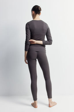 MAMA 2-piece ribbed set - H&m фото 4
