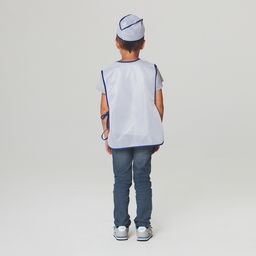 Карнавальный костюм Продавец, фартук, пилотка, рост 110-122 см, 4-6 лет - Simaland фото 3