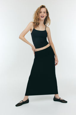 Maxifalda con cintura plegable - H&m фото 2