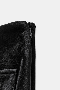 VELVET SHORT SKIRT - Zara фото 7