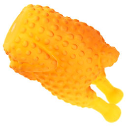 Игрушка для собаки Кура 14х7,5х7,5см, с пищалкой, ПВХ, на картоне (Китай)