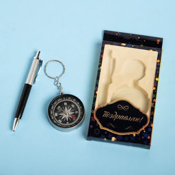 Цена за 2 шт. Набор подарочный 2в1 (ручка, компас)