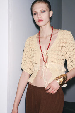 COMBINED KNIT JACKET - Zara фото 6