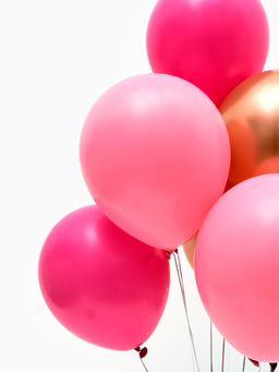 Воздушные шары латексные 12" "Розовый микс" набор 25 штук