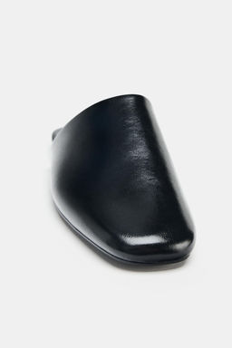 LEATHER SLINGBACK SHOES - Zara фото 9