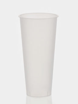 Цена за 2 шт. Стаканы одноразовые Bubble cup, набор 10 шт., 650 мл, d=9 см, h=18 см, пластик, матовые, прозрачные