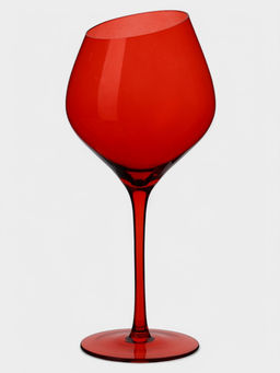 Бокал для вина Magistro «Иллюзия», 540 мл, 10×24 см, стекло, красный