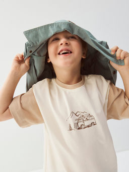 Футболка оверсайз Дом на колесах с принтом - Bungly фото 3