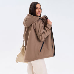 RODOS Ветровка softshell женская демисезон М-312 Какао