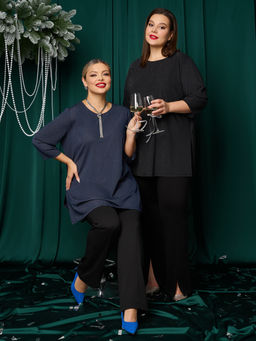 Джемпер 0042-11 сапфирово-синий