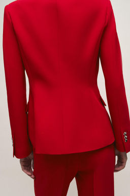 FITTED BLAZER WITH SHOULDER PADS - Zara фото 15