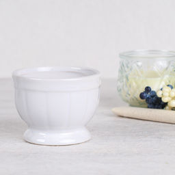 Кашпо 8,5х6,5 / 2028W /уп 12/120/белое - Галеонтрейд фото 2