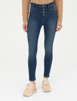 Koyu _ndigo Skinny Fit Jean Pantolon