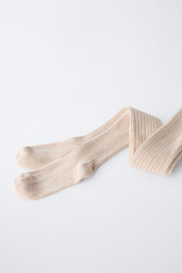 PLAIN RIBBED TIGHTS - Zara фото 2