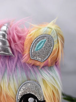 Блокнот плюшевый Rainbow lama, 21,5х14,5 см, плотность 80 гр.