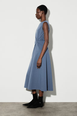 VESTIDO MIDI EL?STICO CON DETALLE DE NUDO - H&m фото 8