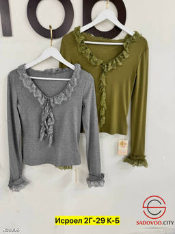 Лонгслив женский с рюшами - Bruno фото 7