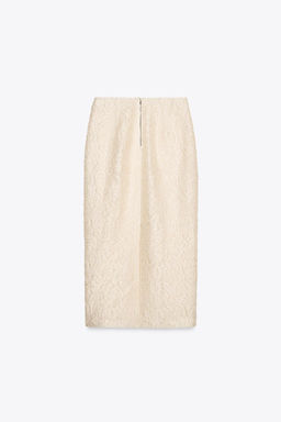 TEXTURED MIDI SKIRT - Zara фото 6