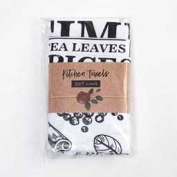 Набор кухонных полотенец Доляна Organic food 35х60см-3шт, 100% хлопок  фото 8