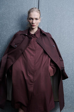 ZW COLLECTION WATER-REPELLENT TRENCH COAT - Zara фото 2