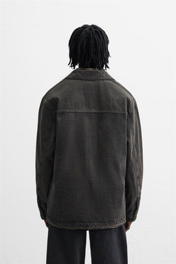 DENIM JACKET WITH POCKETS - Zara фото 3