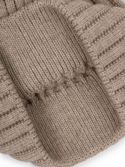 Шапка жен. виск+нейл+каш LB-A53070 d.beige