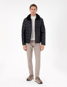 Lacivert Deri Ceket - Pierre cardin фото 4