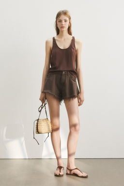 Top de gasa con escote en U - H&m фото 6