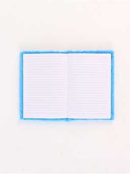 Блокнот пушистый и ручка многоцветная «Стич», голубой