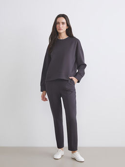 Bisiklet Yaka Kad?n Sweatshirt