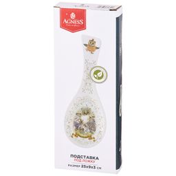 ПОДСТАВКА ПОД ЛОЖКУ ДЕРЕВО МУДРОСТИ 25*9 СМ. ВЫСОТА=3 СМ. - Agness фото 2