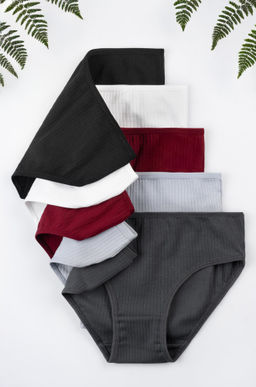 Трусы для девочки в рубчик 5шт. Happyfox