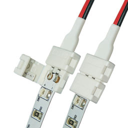 UCX-SD2/A20-NNN WHITE 020 POLYBAG Коннектор для соединения светодиодных лент 2835(3528), с блоком питания, 2 контакта. IP20. Белый. 20 штук в пакете. TM Uniel