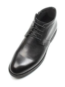01-H9057-B17-SW3 BLACK Ботинки демисезонные мужские (натуральная кожа) - Фабричный китай фото 3