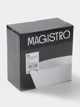 Салатники Magistro White Snow, набор 2 шт., 1 л, 18×7 см, фарфор, белые