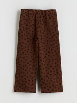 Wideleg ?i?ekli K?z ?ocuk Pantolon