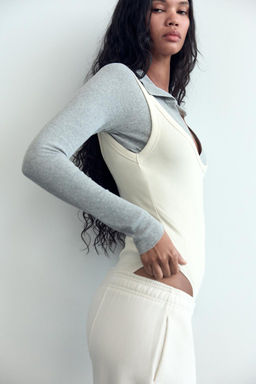 STRAIGHT-LEG PLUSH TROUSERS - Zara фото 34