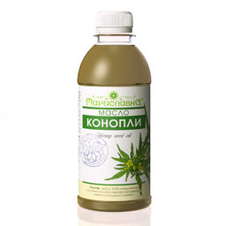 Конопляное масло пищевое, нерафинированное