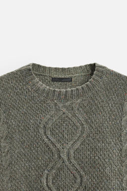 CABLE KNIT JUMPER - Zara фото 8