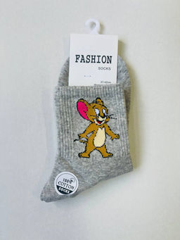 BK159 Носки, 1 пара СЕРЫЙ