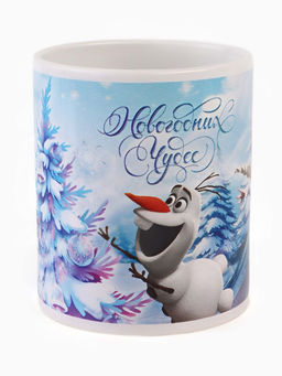 Кружка новогодняя сублимация 320 мл, Холодное сердце