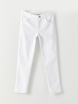 Super Skinny Fit Basic Gabardin Erkek ?ocuk Pantolon