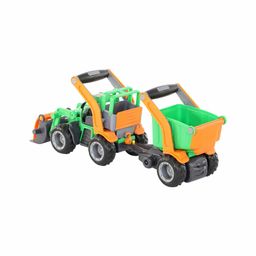 ГрипТрак, трактор-погрузчик с полуприцепом (в сеточке) - Полесье фото 3