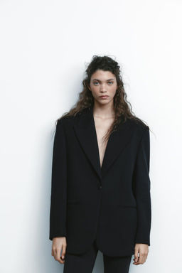 OVERSIZE FLEECE BLAZER - Zara фото 2