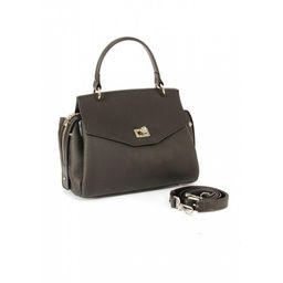 Сумка женская натуральная кожа GU 2066-76010, 2отд, плечевой ремень, черный 265747