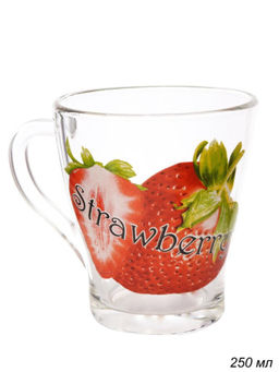Кружка 250 мл Фрукты / 1649 /уп 20/ ассортимент, деколь - ГалеонТрейд фото 4